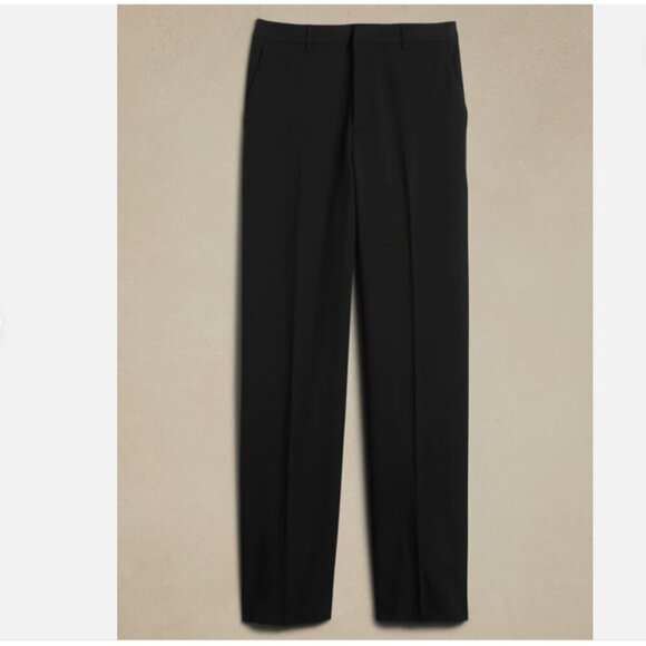 Banana Republic Black Sculpted Stretch Straight Pants Size 2 RT$90 #534987 NEW - Picture 4 of 4